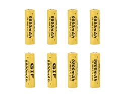 Batería 18650 (portátil, Recargable, Alta Capacidad 9800mah)