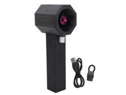 Ventilador de turbina eléctrico de 18000 rpm, 64 mm, 1400 g, color blanco y negro.