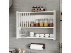 Estante de Pared [EN.CASA] (Blanco - Placa de Aglomerado - 60 x 84 x 20 cm)