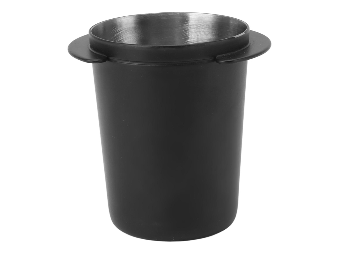 Vaso Dosificador De Café De Acero Inoxidable Negro De 51 Mm, Herramienta Universal Para Máquinas De Café.