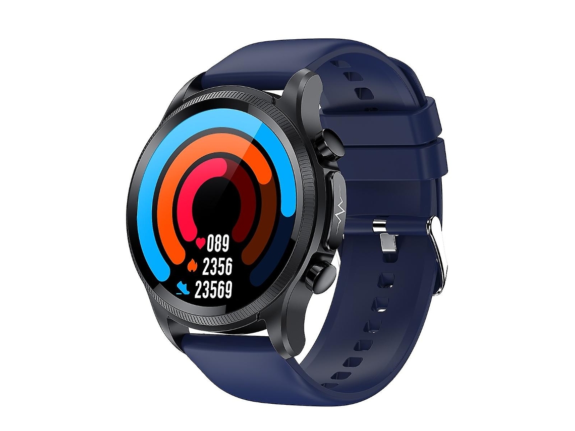 Reloj inteligente E400 con pantalla redonda de 1,39 pulgadas y correa de TPU para bicicleta eléctrica (rojo)