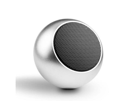 Altavoz Bluetooth Mini MOROROR(Plata - Autonomía: Hasta 4 horas - Alcance: Hasta 10 m)