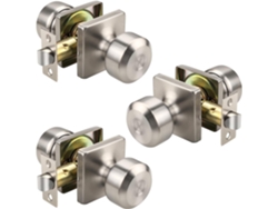 Juego De 3 Pomos Para, Fácil Instalación, Duradero, Calidad, Llave, Acero Inoxidable, Moderno, Elegante