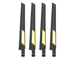 Antena De Roteador 4pcs 10db Dual Band 2.4g/5g Sma Para Rtax88u Ax6000 Placa De Rede