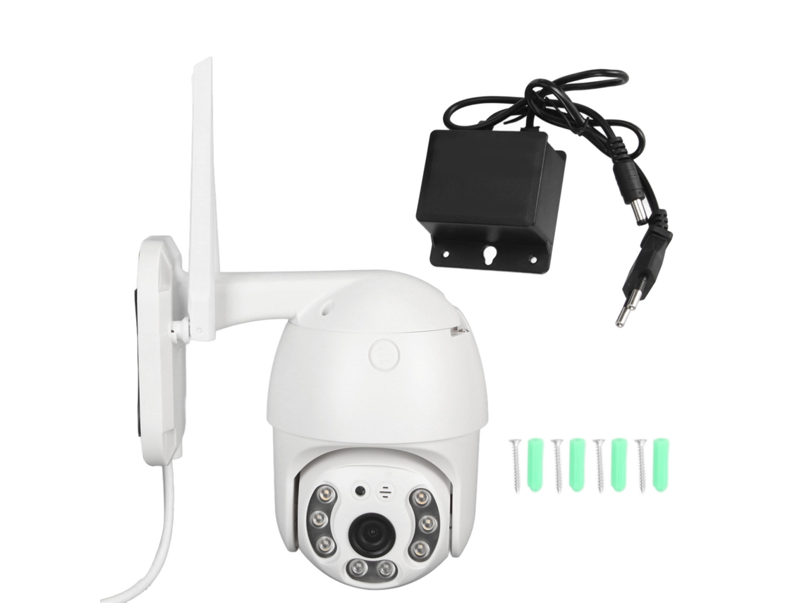 Cámara De Seguridad 1080p Ptz Wifi Ip 2mp 4x Zoom Digital Cctv Cámara De Detección De Movimiento De Visión Nocturna Inalámbrica Para Tienda Hogar Enc