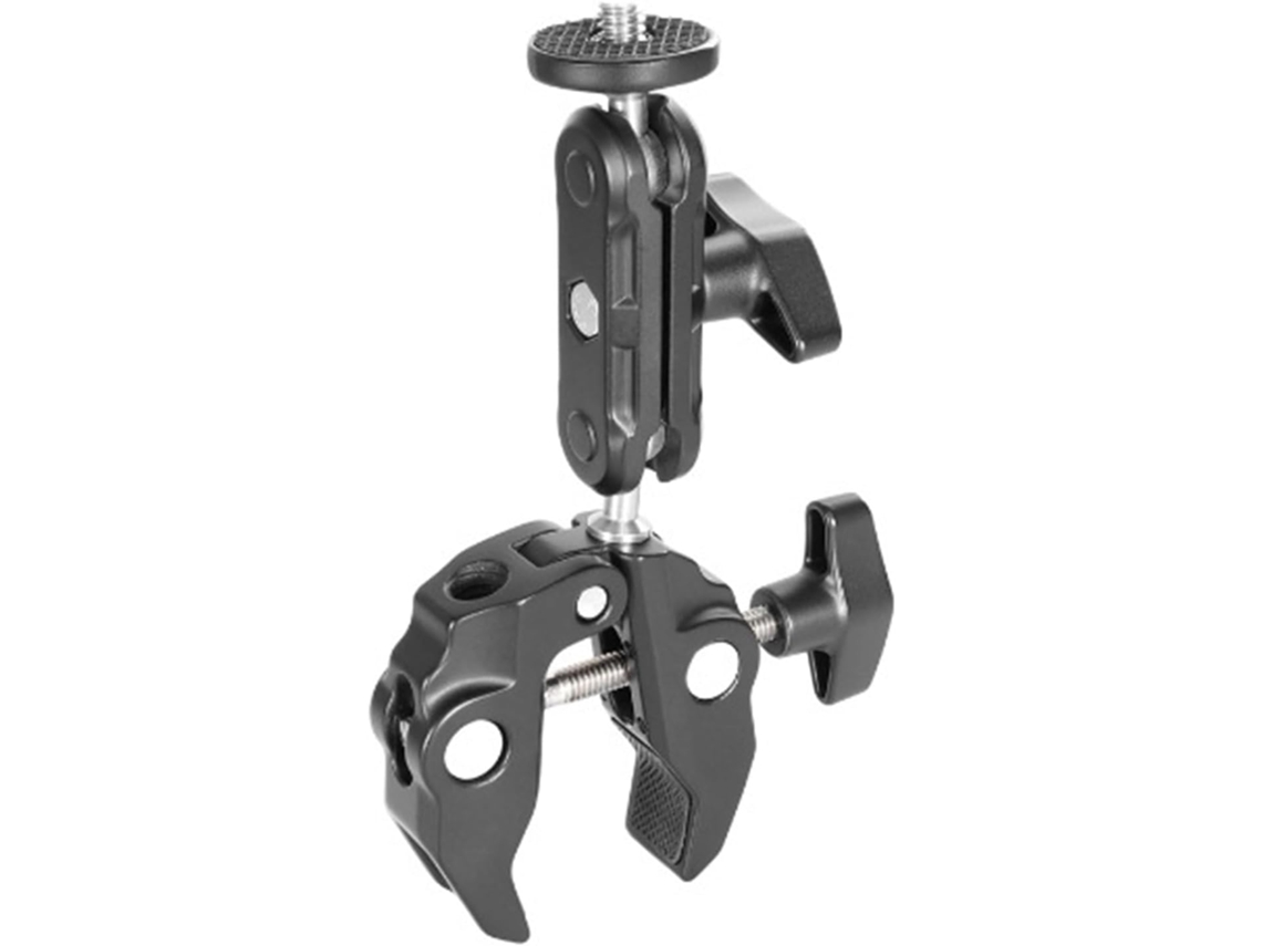 Abrazadera Multifuncional De Aluminio Para Accesorios De Cámara Con Botón De Bloqueo Para