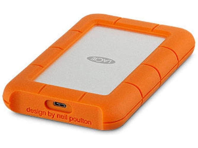 Disco HDD externo LACIE Rugged USB-C 4 TB (4 TB - USB 3.1)