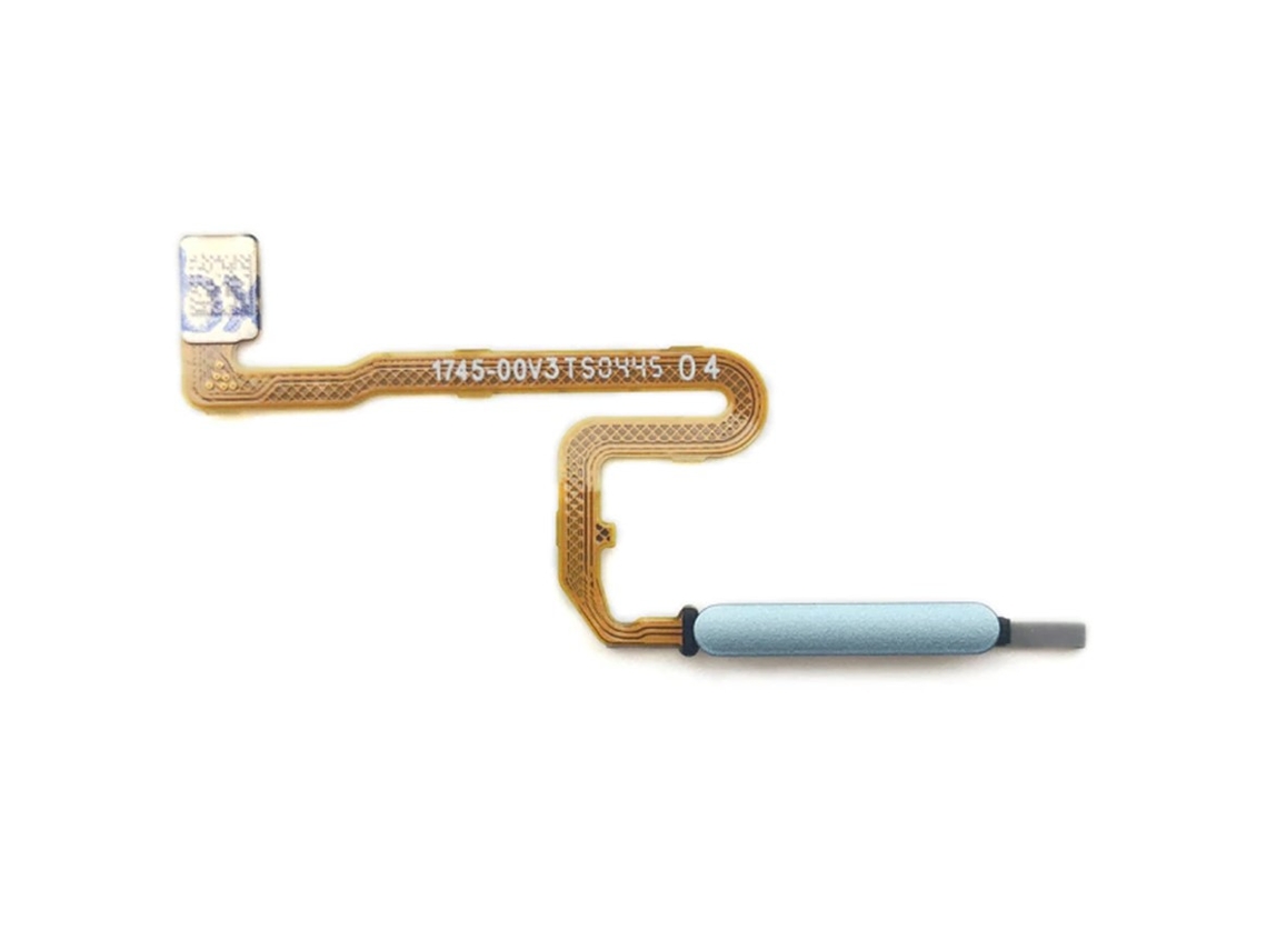 Boton De Huella Para Xiaomi Redmi Note 10 Pro Lector Huellas Cable Flex Azul
