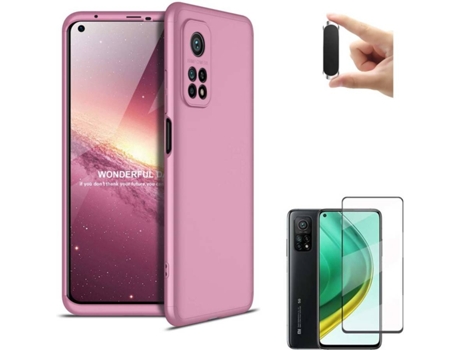 Funda, Protector y Soporte para Xiaomi Mi 10T Pro PHONESHIELD Slim Armor 360º Rosa