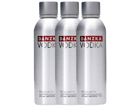 Vodka PEQUEÑOS PRODUCTORES Danzka (0.7 L - 3 unidades)