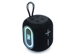 Altavoz Bluetooth estéreo inalámbrico MDUG con subwoofer, Bluetooth V5.3, compatible con tarjeta TF y memoria USB (negro)