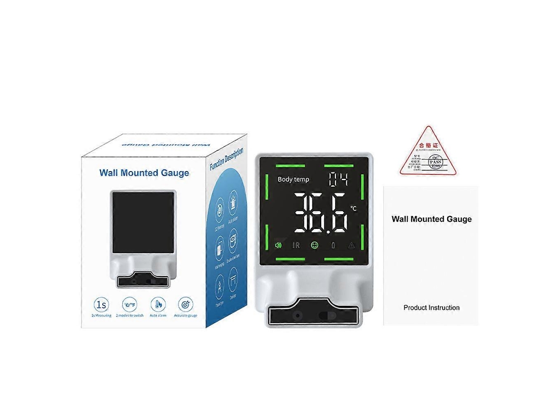 Termómetro digital infrarrojo para la frente F106 Ly Ebike sin contacto, de pared