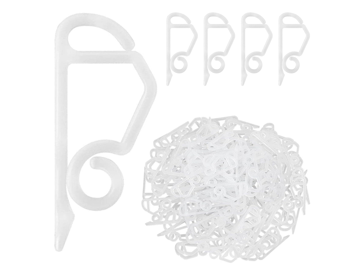 100 clips de luces navideñas, ganchos impermeables para decoración TRUYUETY