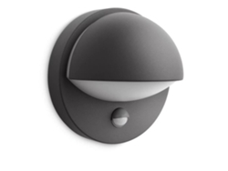 Aplique de pared LED gris metálico Philips June E27 para interiores PHILIPS
