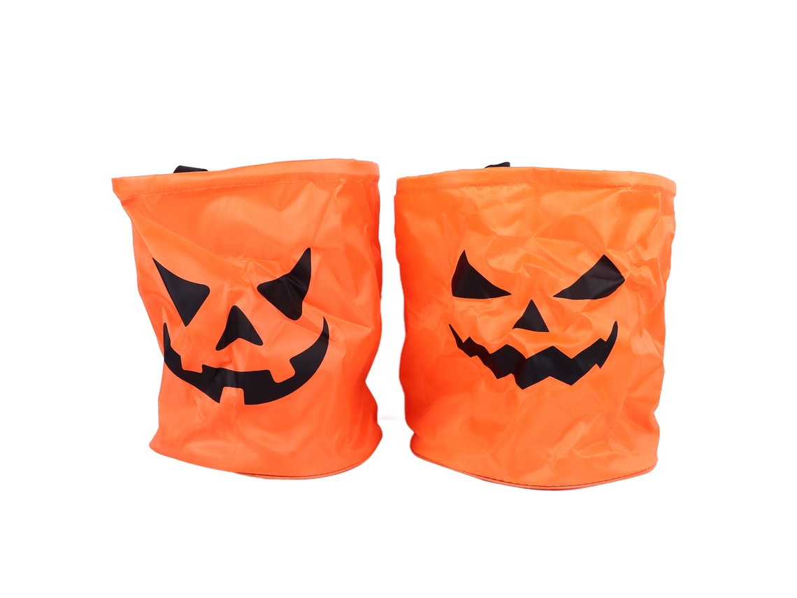 2 bolsas de dulces con linternas LED para fiestas de Halloween