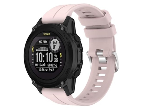 Correa Smartwatch Para Garmin Descent G1 / Forerunner 745/945/935 / Approach S62 Rosa Claro VENISYMLIS
