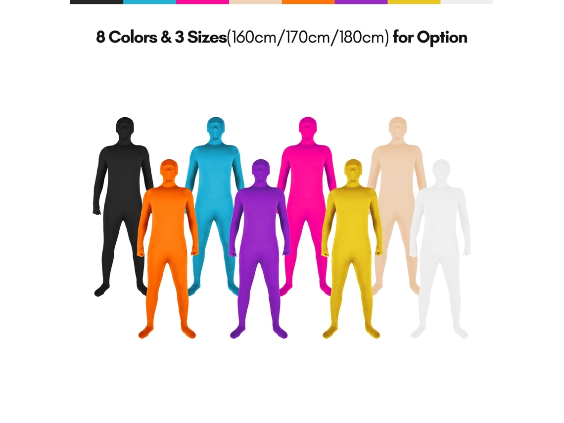 2026-traje De Spandex Zentai De Cuerpo Completo Para Fotografía Y Video - Azul Y Negro