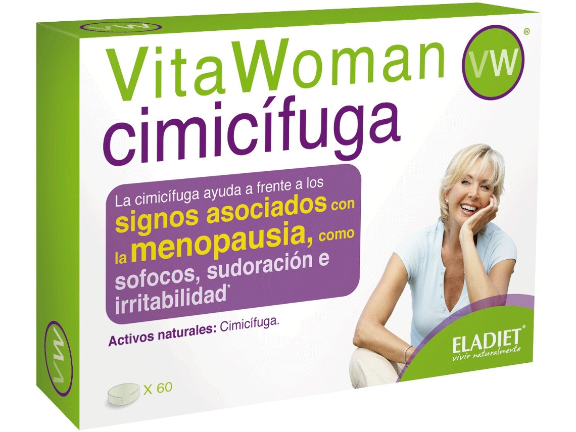 Complemento Alimentar ELADIET Vitawoman Cimifuga 60 Comprimidos (Chocolate)