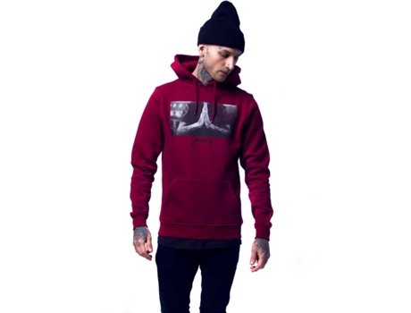 Sudadera MISTER TEE pray Poliéster Hombre (XS - Rojo)