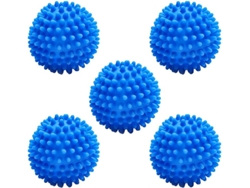 Bolas Para La Ropa - 5 Unidades - Antienredos - Evitan Eficazmente Que La Ropa Se Amontone Y Se Arrugue.