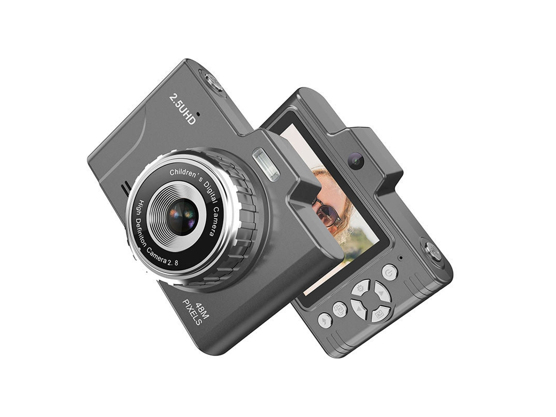 Cámara compacta Cámara Estudiante 2.8'' Pantalla Ips Regalo 32 Gb Negro