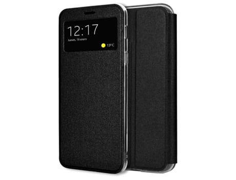 Funda Ventana Lite Negra para Honor, Huawei 200 Lite 5G TUMUNDOSMARTPHONE Negro