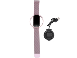 Pulsera Deportiva Inteligente, Resistente Al Agua, Reloj Inteligente, Bluetooth, Monitorización De La Salud, Rosa.