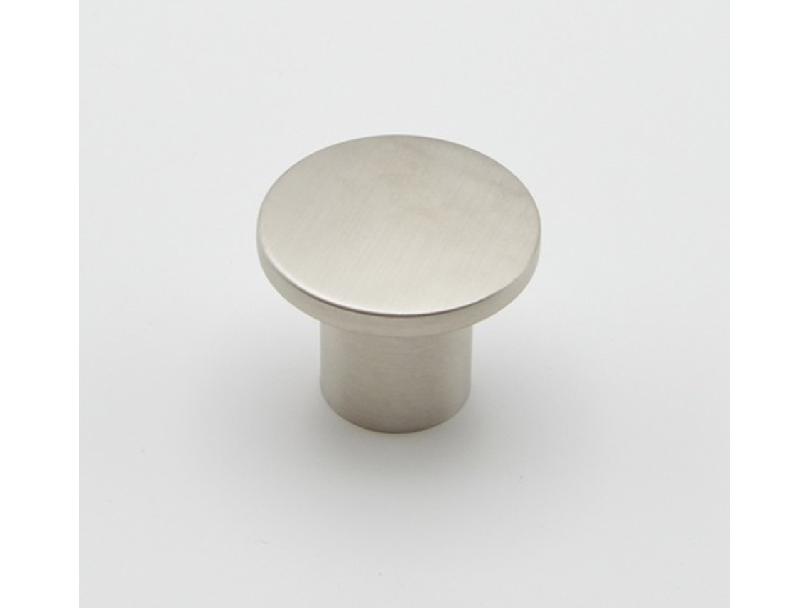 Pomo Para Mueble De Zamac D 33 Mm Níquel Cepillado Lote De 6
