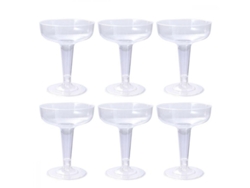 2026-8062-20 Vasos Desechables De Cóctel Transparentes De Plástico Para Fiestas Bodas Y Banquetes 8x8x12cm