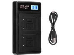 2026yncm-cargador Dual Para Batería Li‑40b Cámara, Cargador Digital Lcd Para Cámara