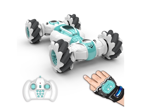 S-012 RC Stunt Car 2,4 GHz 4WD Control remoto reloj Sensor de gestos coches de juguete eléctricos deformables