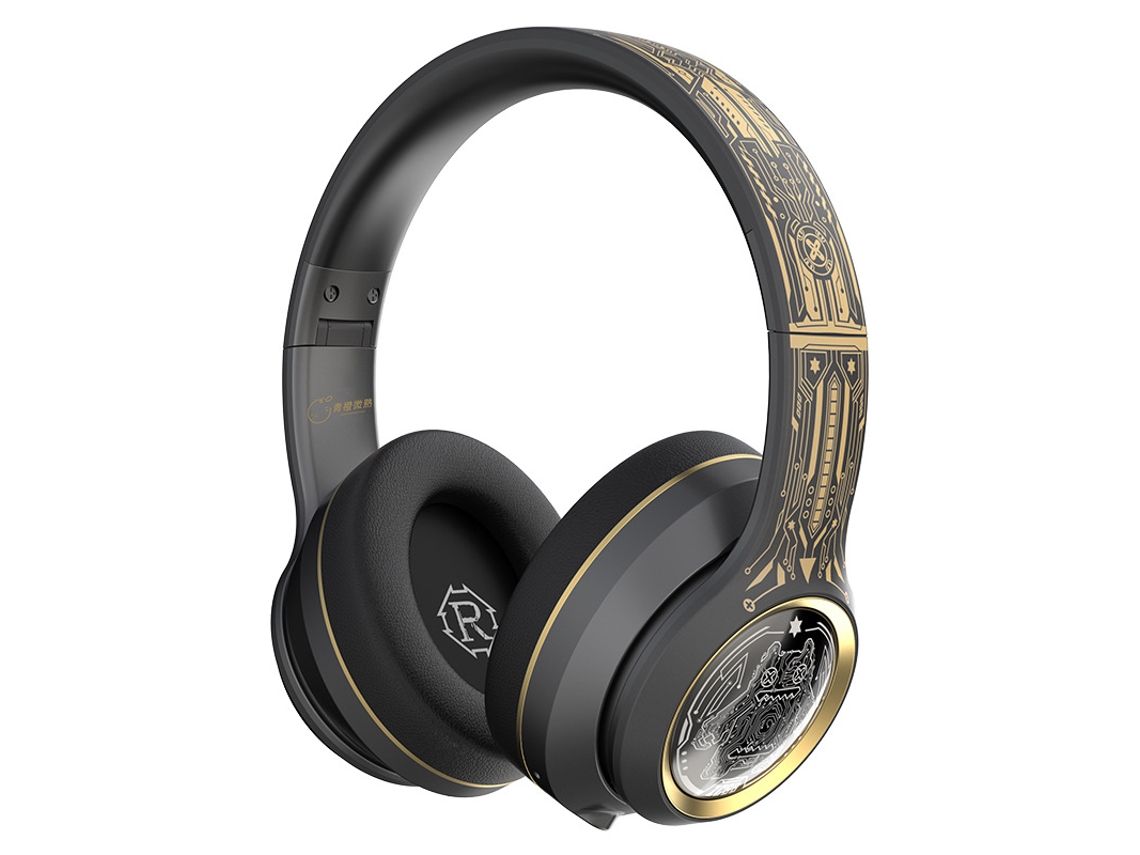 Auriculares Inalámbricos Inalámbrico Heavy Bass Cancelación Activa Ruido YIZHOOD Bluetooth Negro