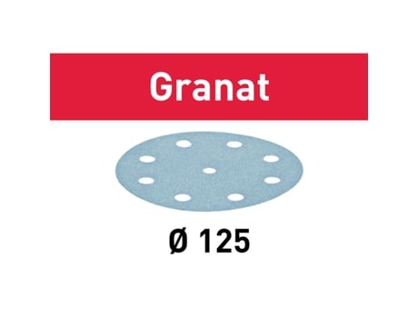 Discos de Lija Stf D125/8 Gr/50 Granat P40
