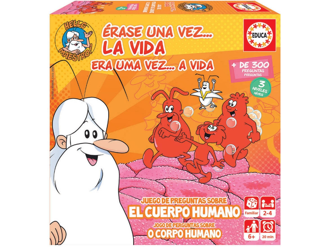 Juego de Mesa EDUCA Érase una Vez... La Vida (Edad Mínima: 6 Años - Dificultad: Baja)