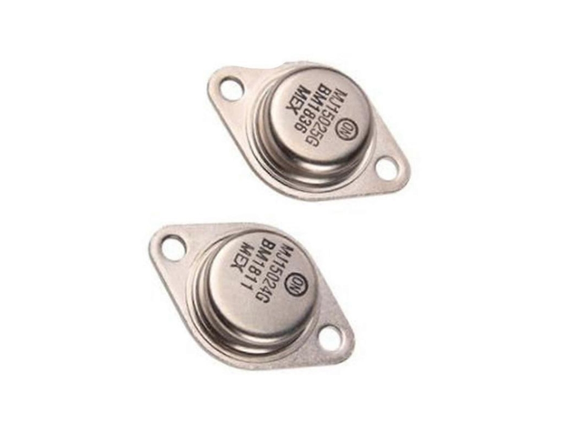 Par De Tubos De Audio Sellados De Oro Mj15024 Y Mj15025 De Alta Potencia Para Post-etapa Hifi, 250 V, 16 A, 250 W, Npn Y Pnp.