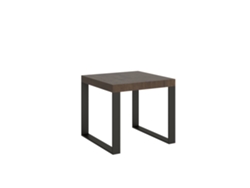 Mesa de Comedor ITAMOBY Tecno (90x90/246 - Paneles de Melamina - Nogal)