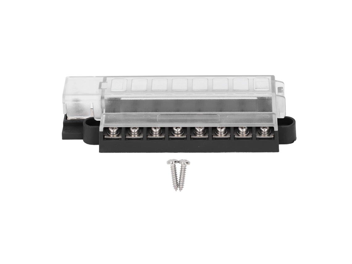 2026velora-caja De Fusibles De Lâmina 8 Vías Ato Atc Com Tampa Transparente Compacta 32vdc 100a Porta Fusibles De Lâmina