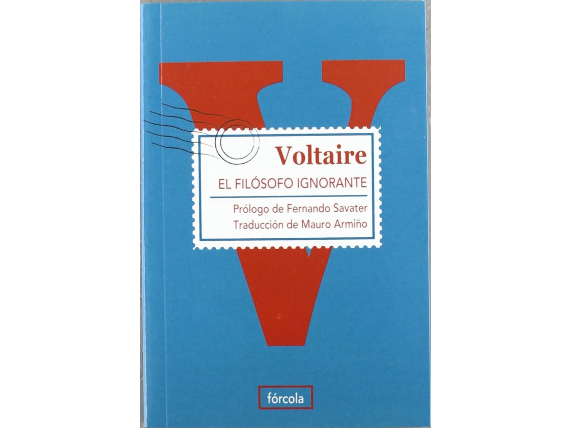 Libro El Filósofo Ignorante de Voltaire (Español)
