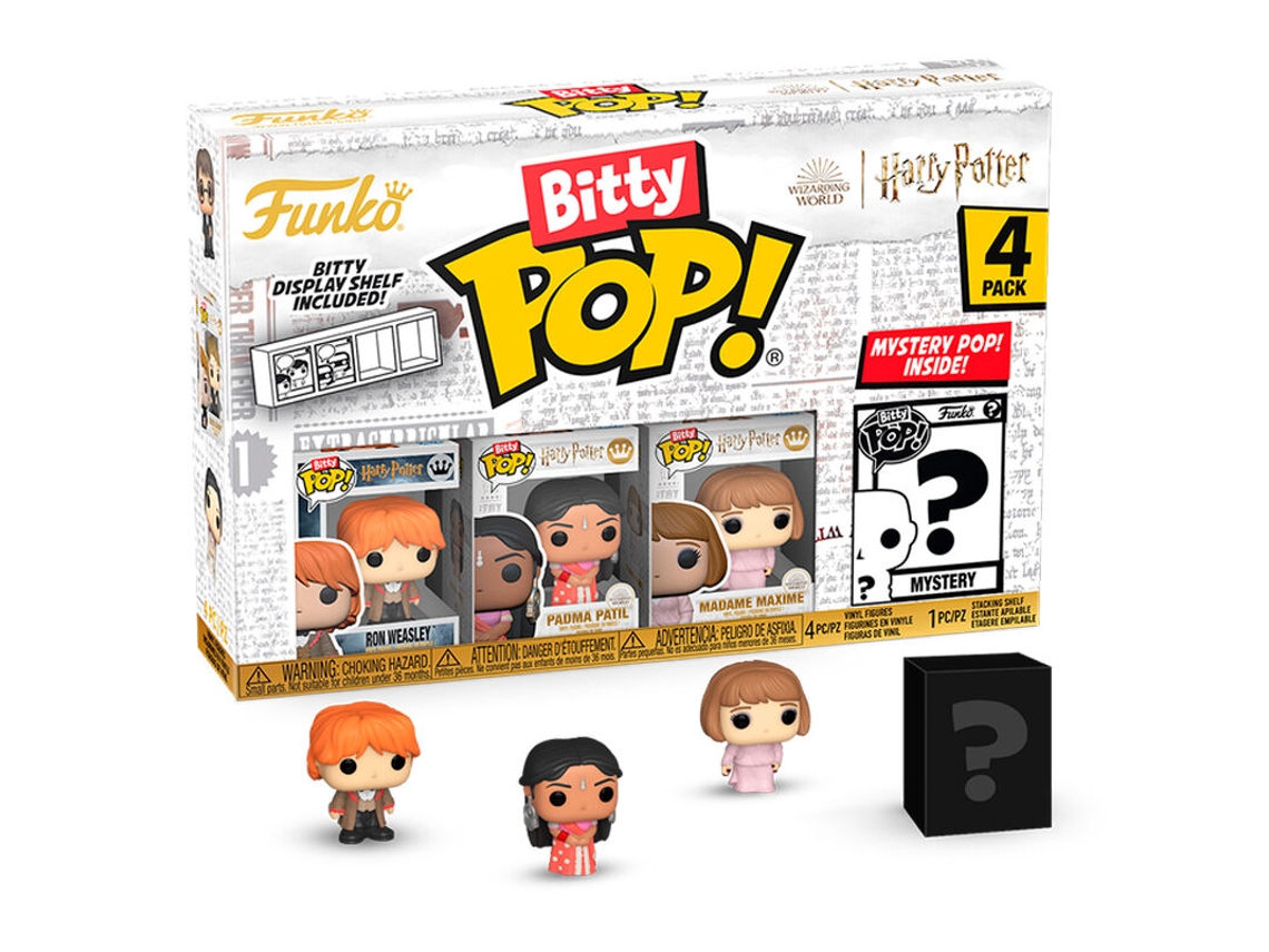 Blister 4 figuras Bitty Pop Harry Potter Ron B.Active