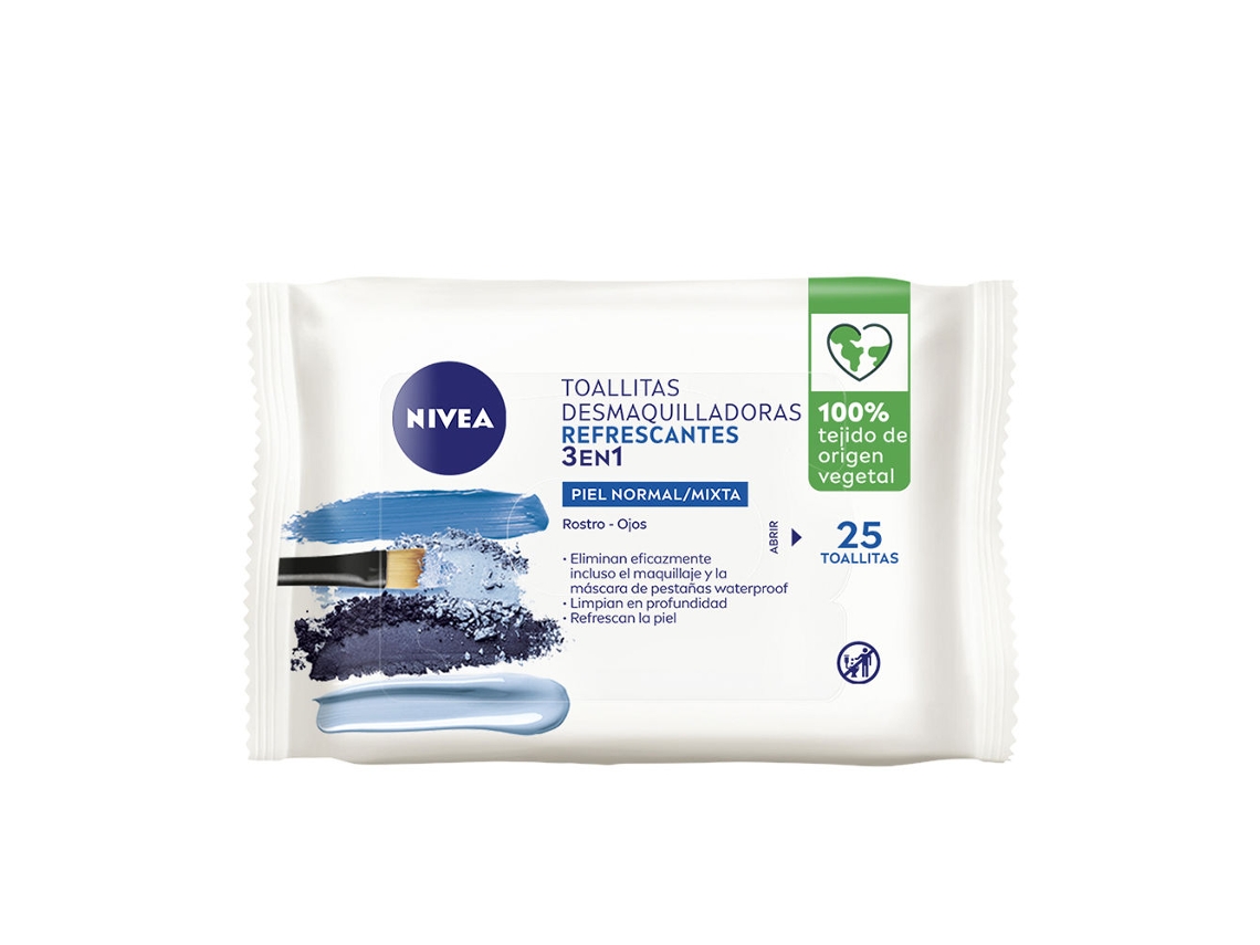 Toallitas Desmaquillantes 3 en 1 Refrescantes NIVEA