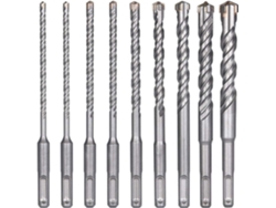 Juego de 9 brocas SDS Plus de 5 x 16 mm para hormigón y mampostería
