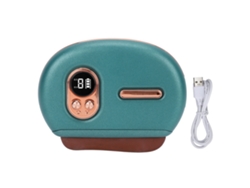 Masajeador eléctrico con calefacción, pantalla LCD, piedra luminosa con agujas para rostro y cuerpo Laopipfu