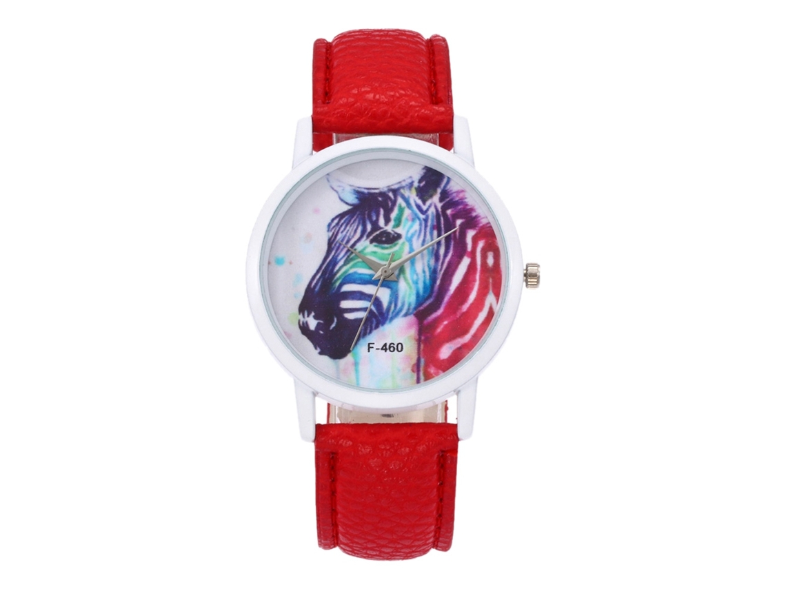Reloj De Pulsera De Cuarzo Zhoulianfa F-460a Para Mujer, Color Rojo.