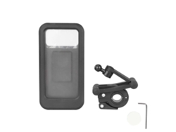 Soporte Para Teléfono De Bicicleta Con Carcasa Impermeable Y Soporte Magnético Ajustable De 360° Para Manillar.
