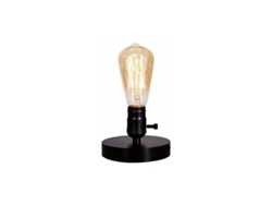 Lámpara retro vintage, hecha a mano, madera maciza natural, base de madera, diseño regulable, decoración del hogar de estilo industrial, T