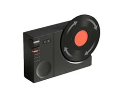 Tocadiscos retro inalámbrico Bluetooth, altavoz portátil en miniatura con memoria Yunzii