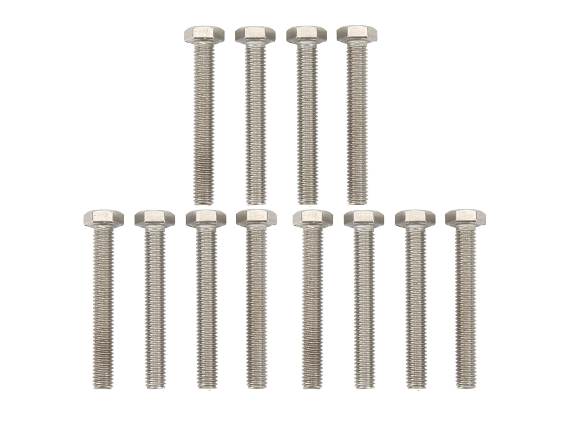 2026-12pcs Tornillos De Acero Inoxidable De Alta Hardness Hexagonal Para Reparación De Barcos Y Bombas Impulsoras