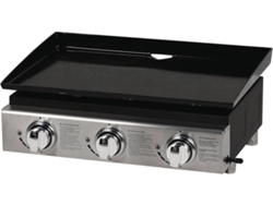Plancha "Presto 3" - 3 quemadores -  9.7kW - Gris