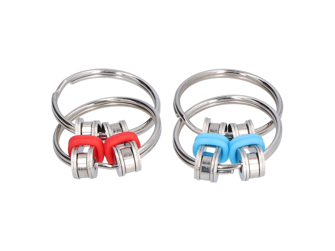 Llavero De Juguete Antiestrés De Acero Inoxidable Para Adultos