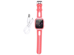 Reloj Inteligente Para Niños Con Juegos De Posicionamiento, Llamada Sos Sim Y Cámara, Color Rosa